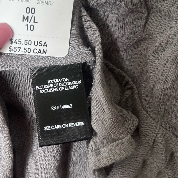 Torrid Charcoal Tank Top with Vibrant Embroidery - Picture 7 of 7